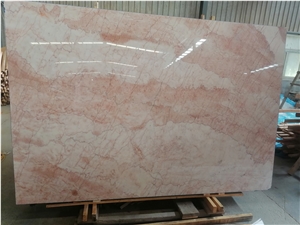 China Sunset Pink Marble Poished Wall Slabs & Floor Tiles 